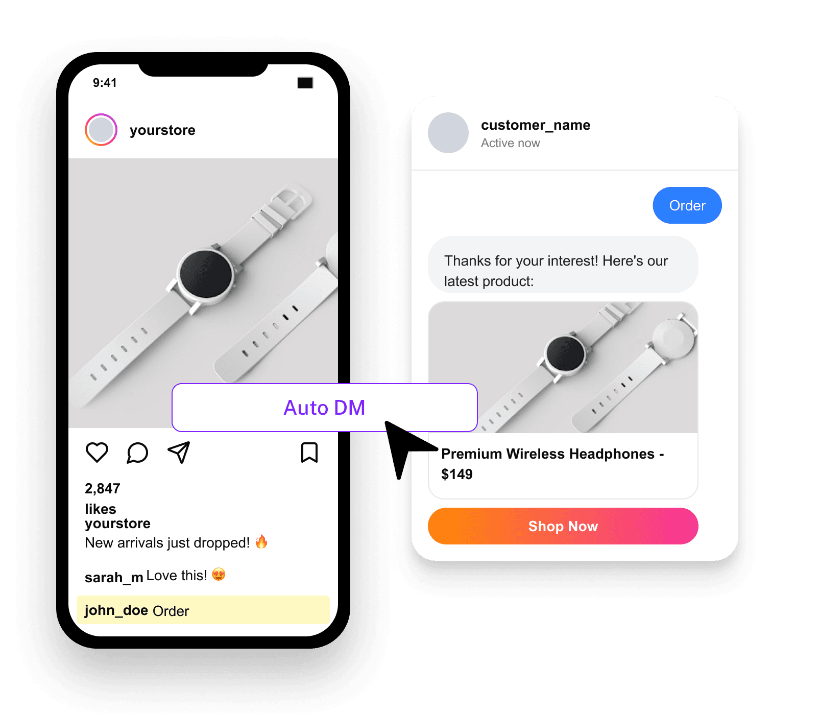 AutoPubliX Instant Messenger Replies for Facebook Page Post Comments