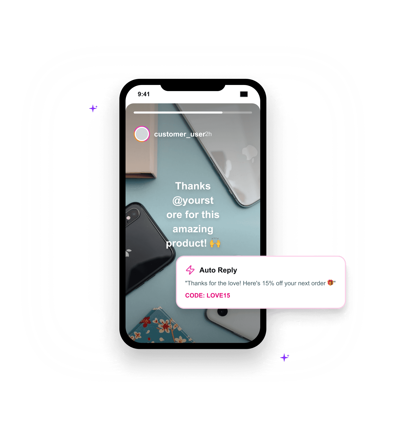 AutopubliX Automatically Respond to Instagram Story Mentions